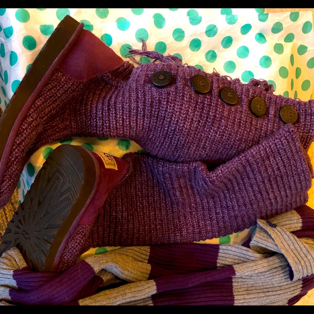 Ugg Candy Fringe Boots-hardly worn!